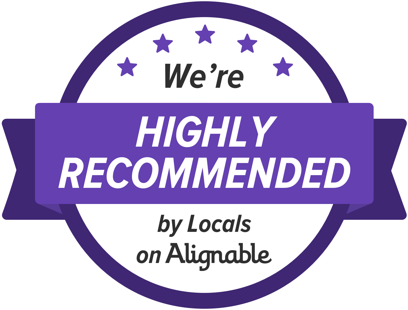 Highly Recommended by Locals On Alignable highly-recommended.png